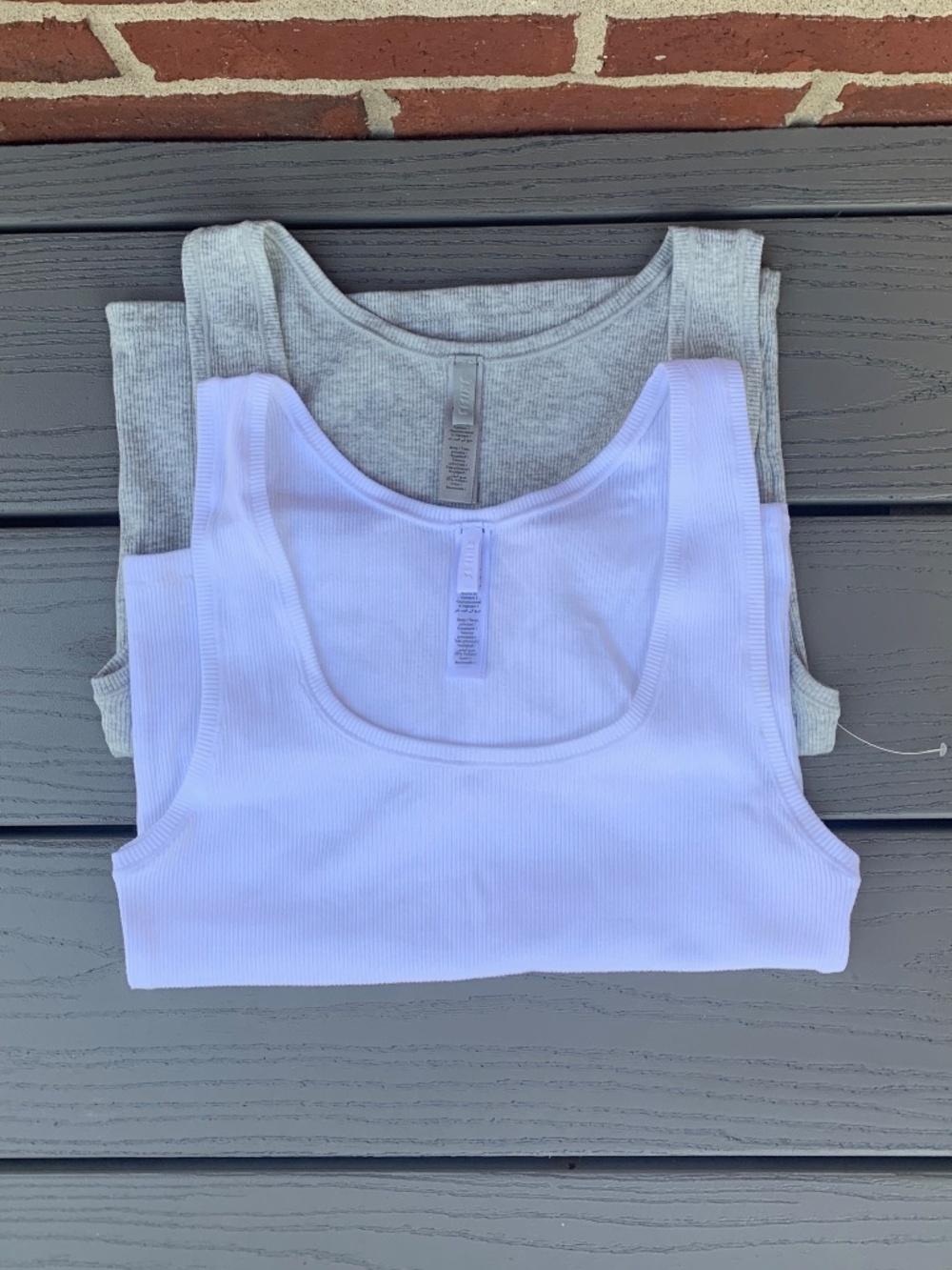 SKIMS Stretch Cotton Rib Tank Set